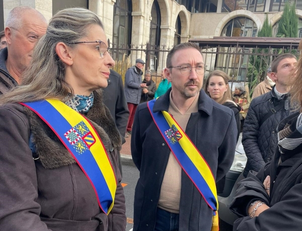 LE RN71 présent au rassemblement contre l’antisémitisme.