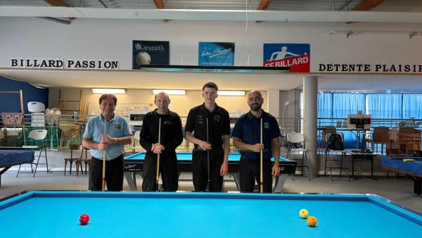 BILLARD CLUB CHALONNAIS - L'équipe de Chalon/saône continue son sans-faute au Challenge Inter-clubs