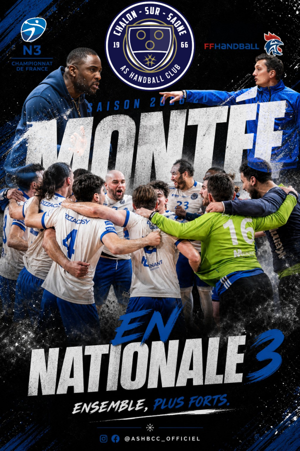 HANDBALL CLUB CHALON - C'est fait, Chalon remonte en Nationale 3...  et la saison est loin d'être terminée 