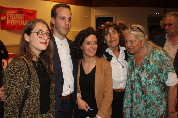 LEGISLATIVES - 5e circonscription de Saône et Loire - Manon Aubry était à Chalon-sur-Saône pour une réunion publique