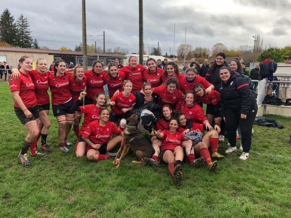 Week-end fructueux pour le rugby féminin Chalonnais Les Coquelicots.