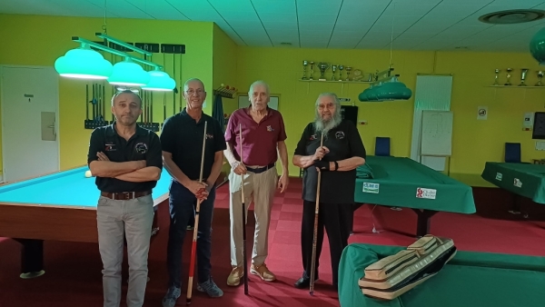 Les résultats du Billard Club Chalonnais du week-end 