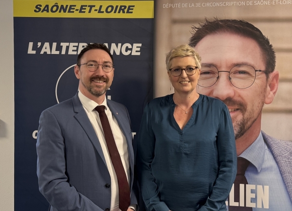 «Un an de mandat, un an d’action au service de la France et de la Saône-et-Loire», clame Aurélien Dutremble