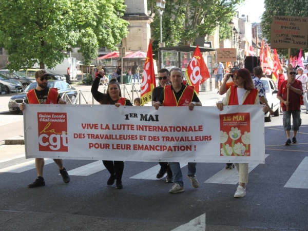 1ER MAI - L'Union locale chalonnaise des syndicats CGT appelle à se rassembler à 10h Place de Beaune à Chalon  