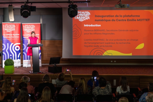 L’État et la Région ont inauguré la plateforme numérique du Centre Émilie MOTTET, centre de ressources régional pour l'égalité femmes-hommes