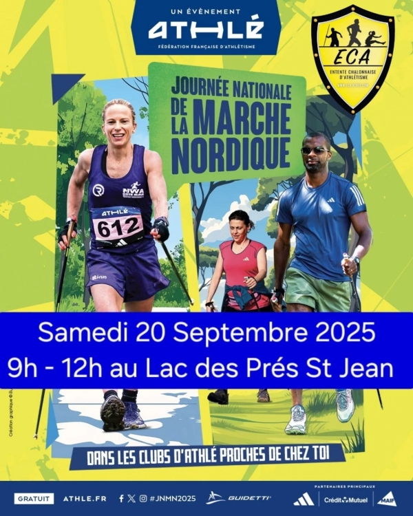 La marche nordique vous attend jusqu'à midi ce samedi au lac des Près Saint Jean