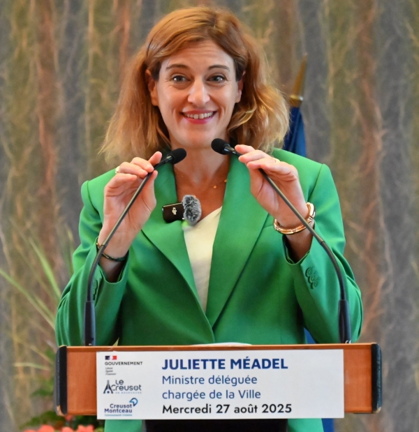 Juliette Méadel, Ministre de la ville, invite à s'inspirer de la réussite industrielle de la Saône et Loire 