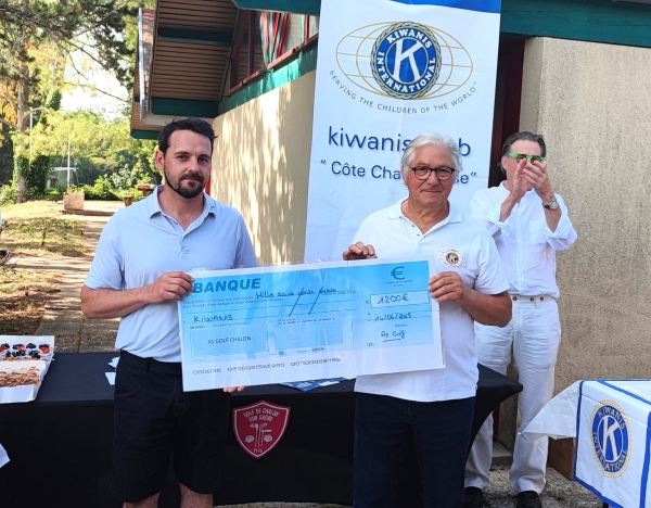 Le Green de l’Espoir 2025, organisé par le Kiwanis Chalon Côte Chalonnaise, rapporte 1 200 € à Vaincre la Mucoviscidose