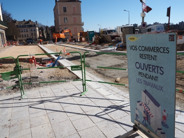 Travaux Quai de la Poterne à Chalon - Encore quelques jours à tenir