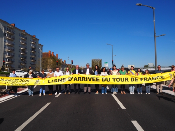 L'arrivée du Tour de France du 16 juillet prochain matérialisée sur le quai Saint-Cosme