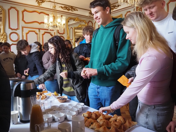 Danois, Autrichiens et Espagnols conviés dans les salons de l'hôtel de ville de Chalon