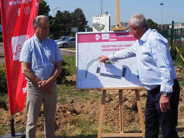 Vers une meilleure accessibilité à la déchetterie de Châtenoy-le-Royal 