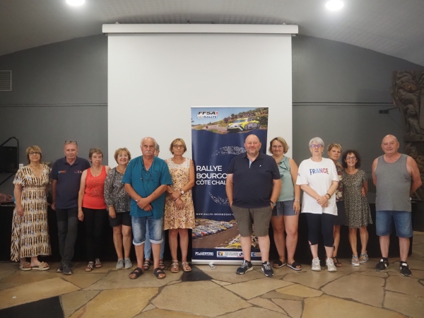 RALLYE DE LA COTE CHALONNAISE - Un noyau dur de bénévoles indispensables à la réussite de l'épreuve