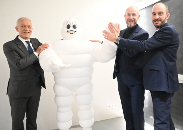 Patrick Martin, Patron du MEDEF en visite chez Michelin à Blanzy