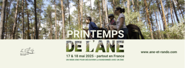L'âne est à l'honneur avec l'opération du "printemps de l'âne" et de nombreuses animations pour découvrir la randonnée avec un âne