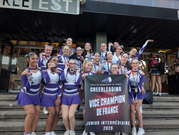Les Queen Rock Vice-championnes de France de cheerleading