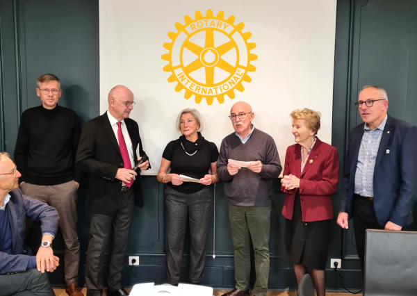 Après le grand succès de Millésime Auto 2023, le Rotary Chalon Bourgogne-Niépce fait un don de 6 000 € à la Ligue contre le Cancer