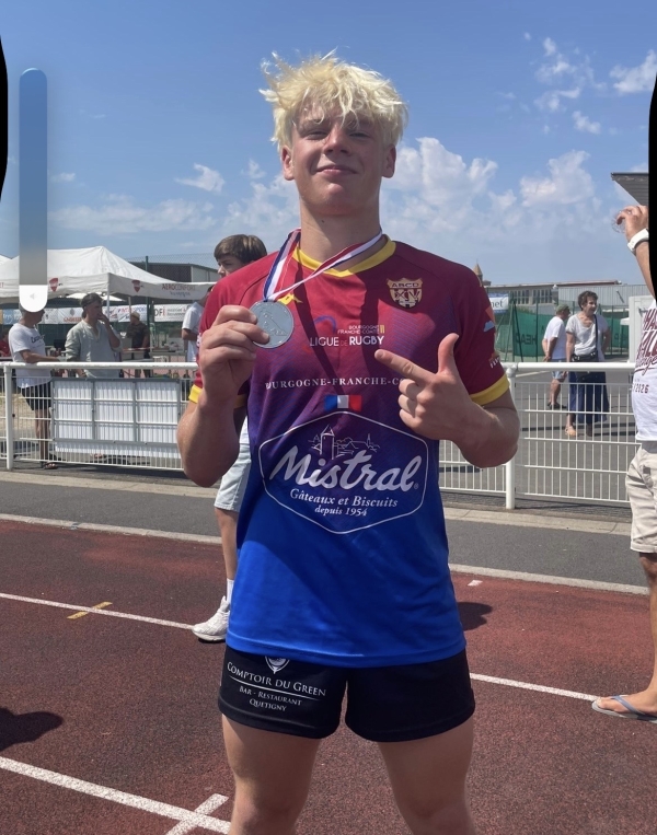 RUGBY -  Le Buxynois Malo Potherat échoue en finale du Challenge de France Crabos avec ABCDXV