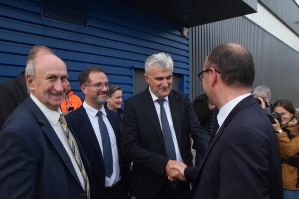Visite en Saône et Loire pour le Ministre délégué à l'industrie, Sébastien Martin 
