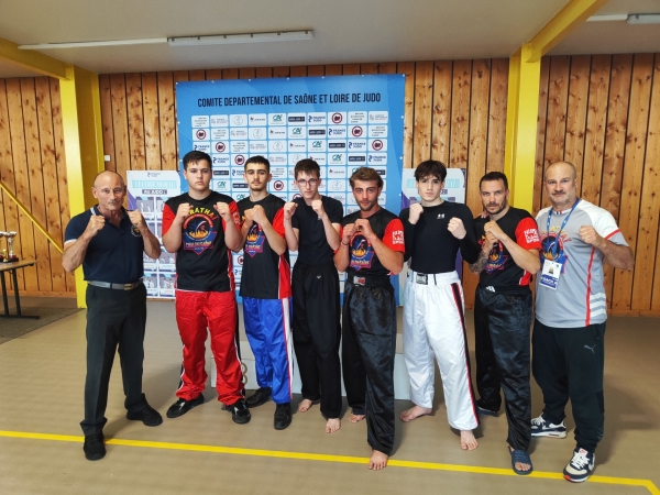 Le Karathaï Chalon fait le plein à l'Open Karaté Contact de Saône et Loire