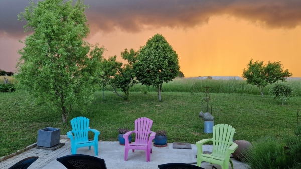 Un ciel de feu ce jeudi soir sur le Chalonnais 