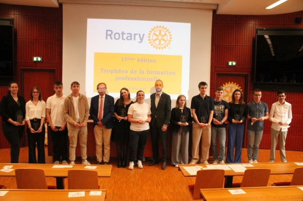 Cela dure depuis 2007, le Rotary Chalon Saint-Vincent a remis ses Trophées de la Formation Professionnelle