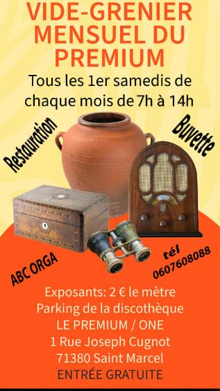 BROCANTE DU PREMIUM - C'est ce samedi JUSQU'À 14H