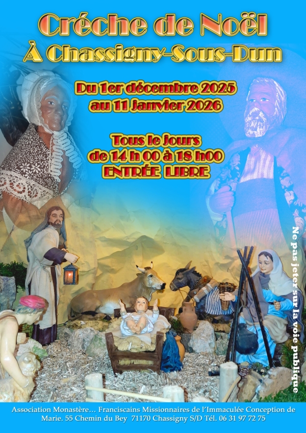 La crèche de Noël de Chassigny-sous-Dun ouvre ses portes pour une nouvelle édition exceptionnelle