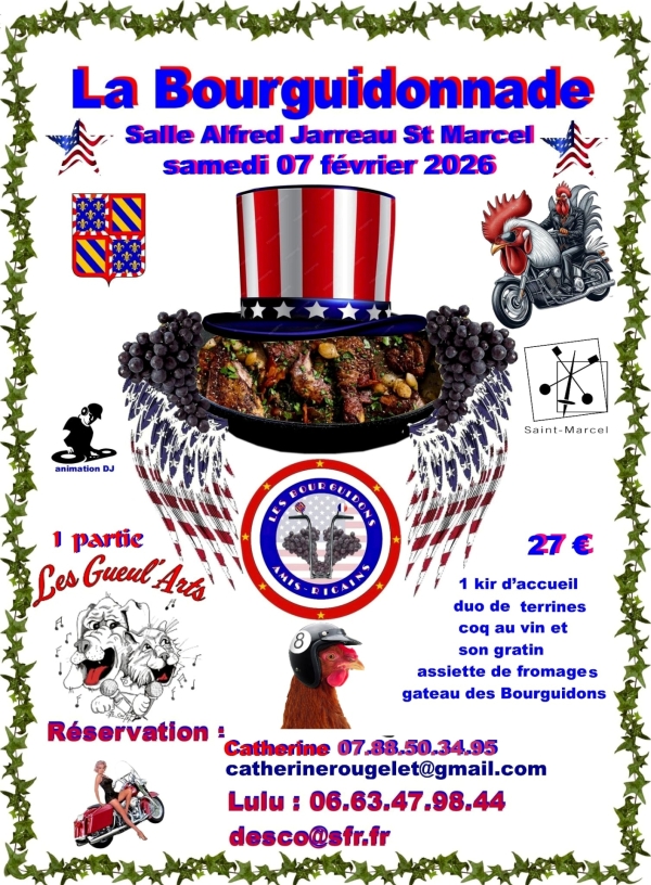 La Bourguidonnade est organisée le samedi 7 février à Saint-Marcel 