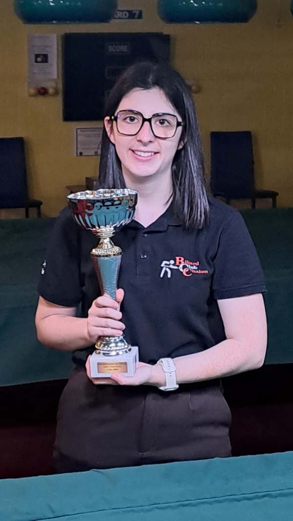 Elodie BOUCASSOT, nouvelle Championne de Bourgogne Franche Comté à la Libre Féminines