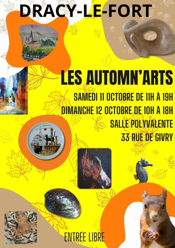 L'édition 2025 des Automn'Arts de Dracy-le-fort, c'est ce week-end
