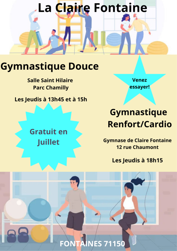 La Claire Fontaine propose ses activités gratuitement en juillet