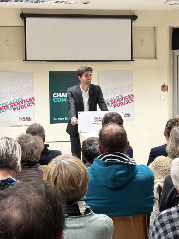 MUNICIPALES 2026 - Chalon en Commun lance le top départ de la première réunion publique de la campagne 