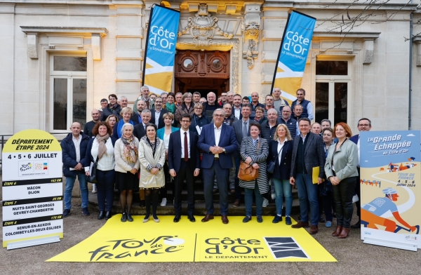 TOUR DE FRANCE 2024 - Mobilisation générale en Côte d'Or des élus locaux 