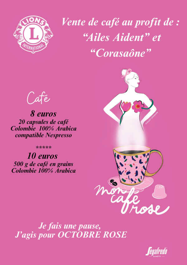  L'opération "Mon café rose" est de retour pour Octobre Rose!