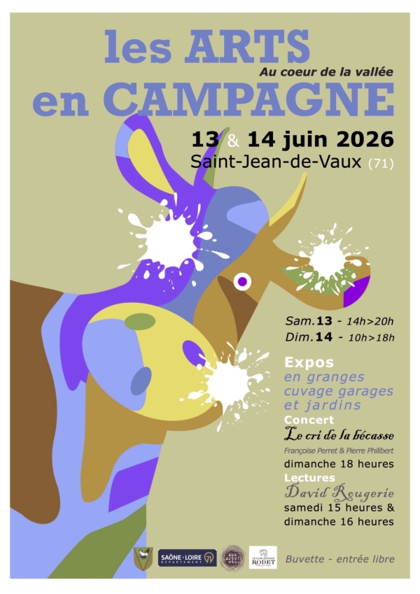 Les Arts en campagne - Les 13 et 14 juin, Saint-Jean-de-Vaux se mobilise 