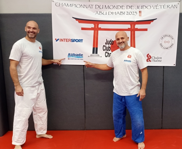 Après les «France», et les «Europe»,  les Vétérans du Judo Club Chalonnais  se rendent au championnat du Monde à ABU DHABI !