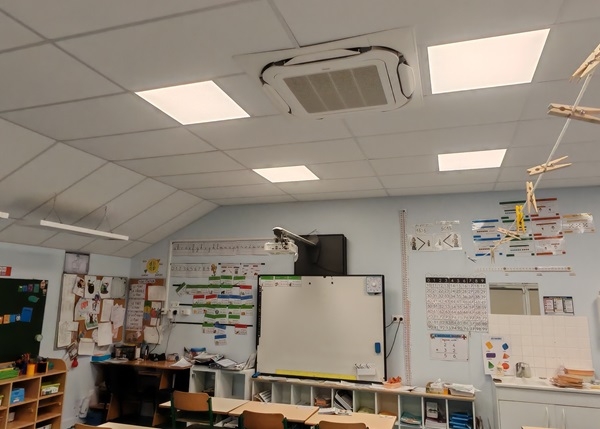 Canicule : des salles de classe pour apprendre au frais à Saint-Désert