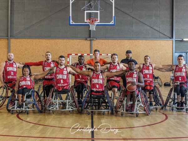 BASKET FAUTEUIL - L'Elan Chalon termine dans le TOP 4 de la phase aller pour son accession à l'élite nationale 