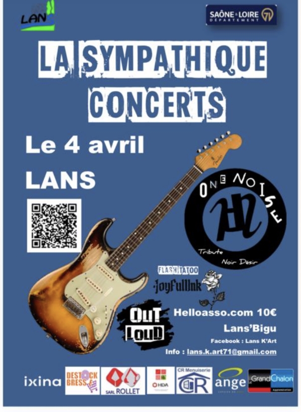 Le 4 avril à Lans, vous avez rendez-vous avec la Sympathique Concerts 