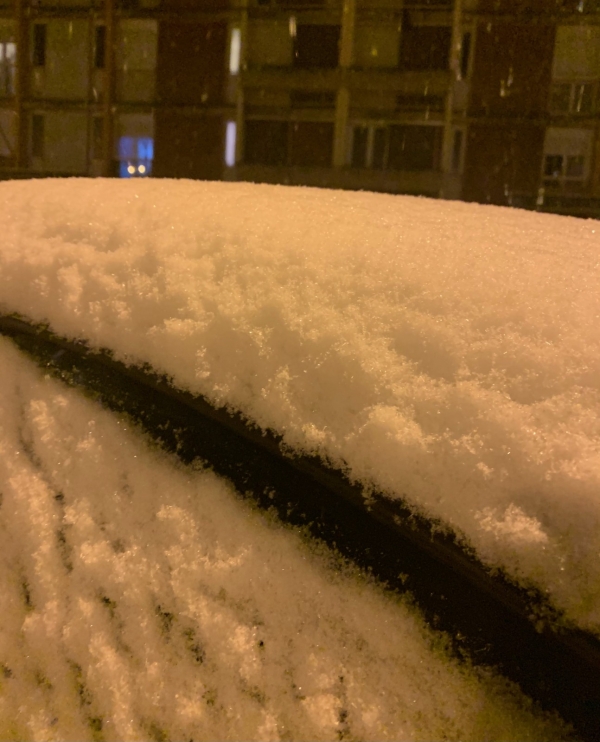 Prudence - Le Chalonnais touché en fin d'après-midi par des chutes de neige 