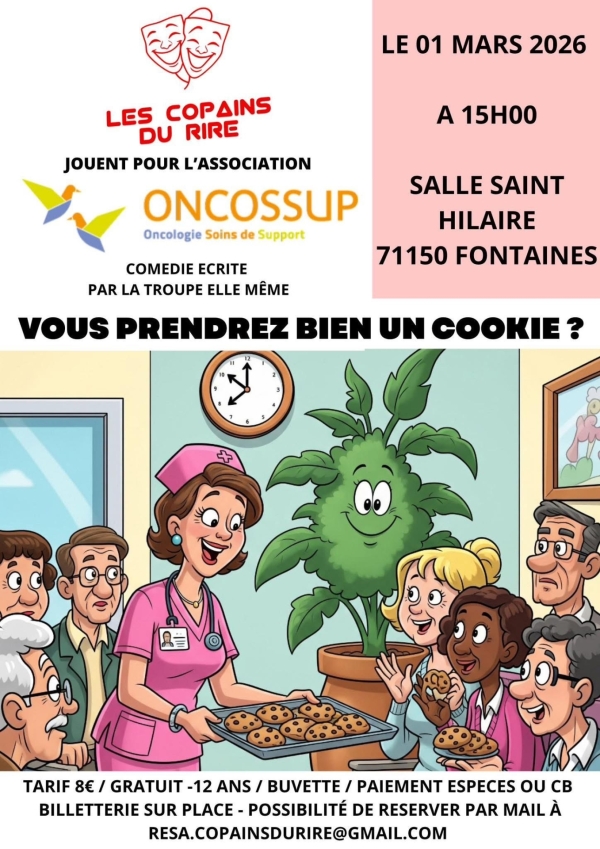 « les copains du rire » vous donnent rendez-vous au profit d'Oncossup