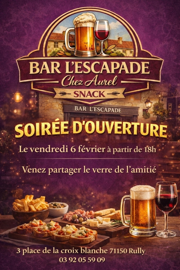 L'Escapade à Rully rouvre le 6 février 