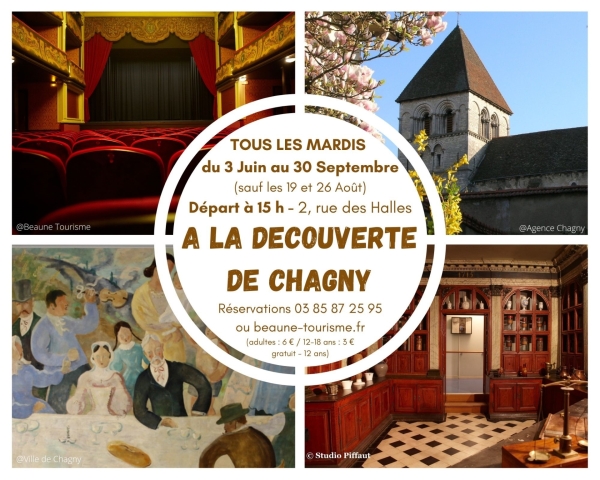 Jusqu'au 30 septembre, partez à la découverte de Chagny 