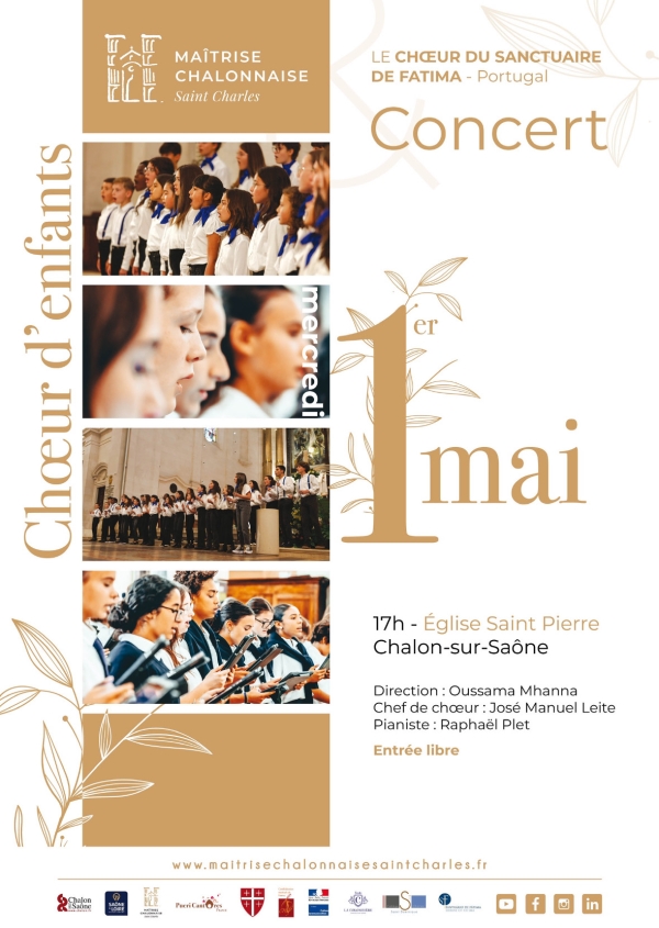 La Maîtrise Chalonnaise St Charles bientôt en concert avec un Chœur d’enfants portugais !
