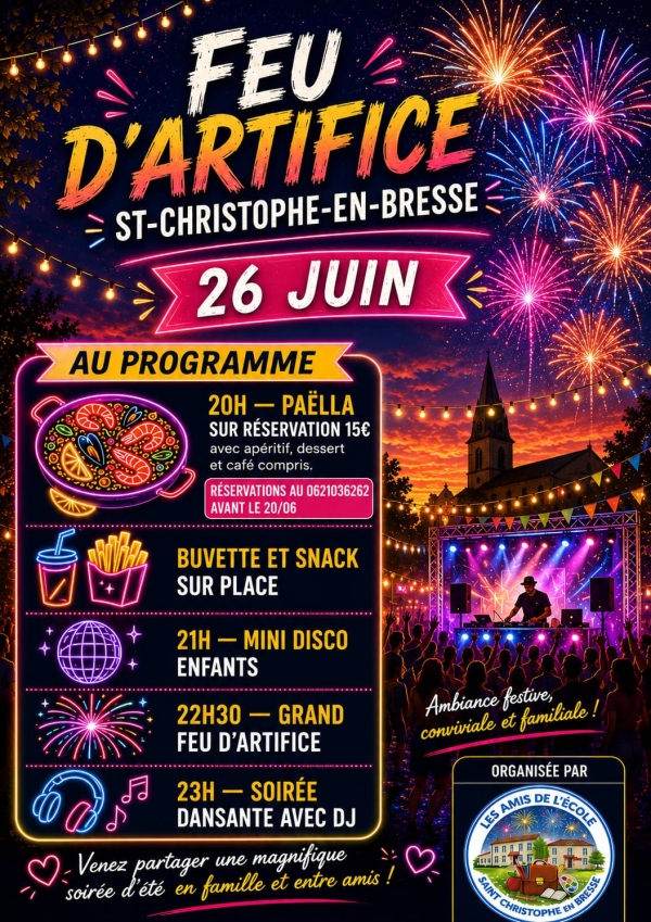 Le 26 juin, Saint-Christophe-en-Bresse est à la fête 