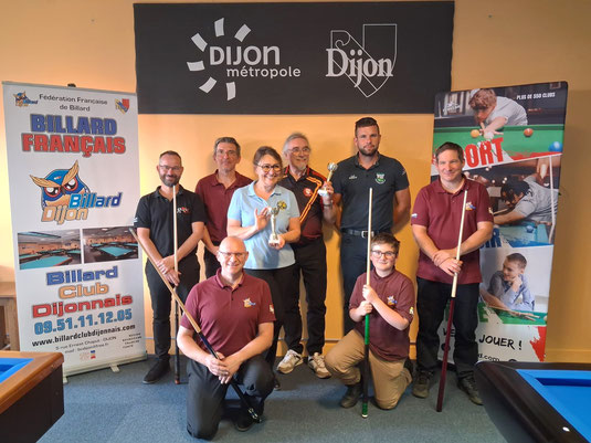 BILLARD CLUB CHALONNAIS – Jérôme RICHARD finit 2nd en Finale Régionale à la Libre Régionale 3
