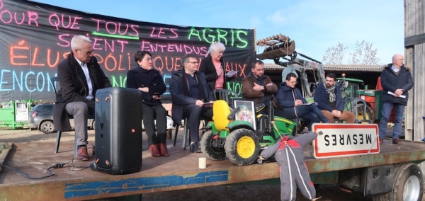 Les agriculteurs veulent que les élus portent hautes leurs revendications