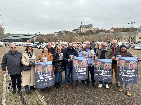 EUROPEENNES -  Julien Odoul et le Rassemblement National ont lancé la campagne des européennes dans l’Yonne
