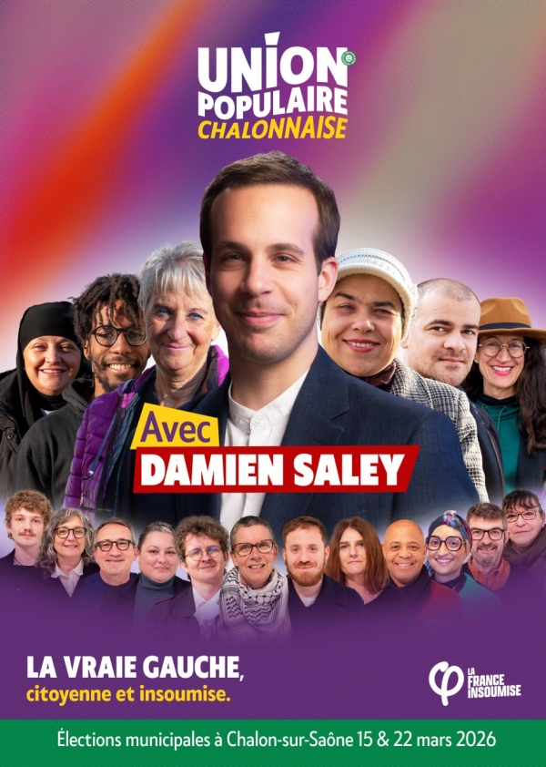 MUNICIPALES 2026 - CHALON - "Contrat de mariage entre Gilles Platret et Julien Odoul, publiez les bans !" lance Damien Saley pour l'Union populaire Chalonnaise 